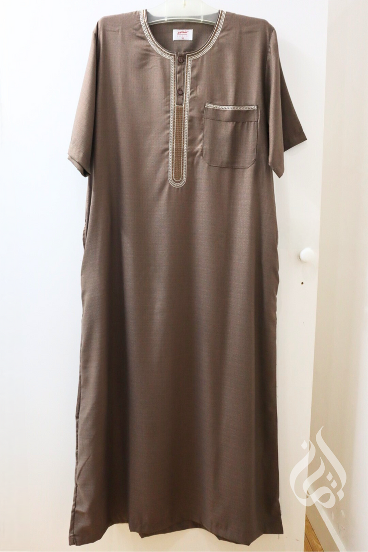 Men's Jalabiya - Short Sleeve