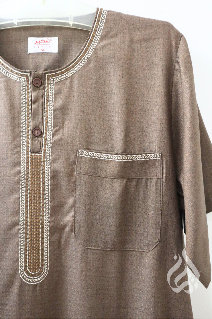 Men's Jalabiya - Short Sleeve