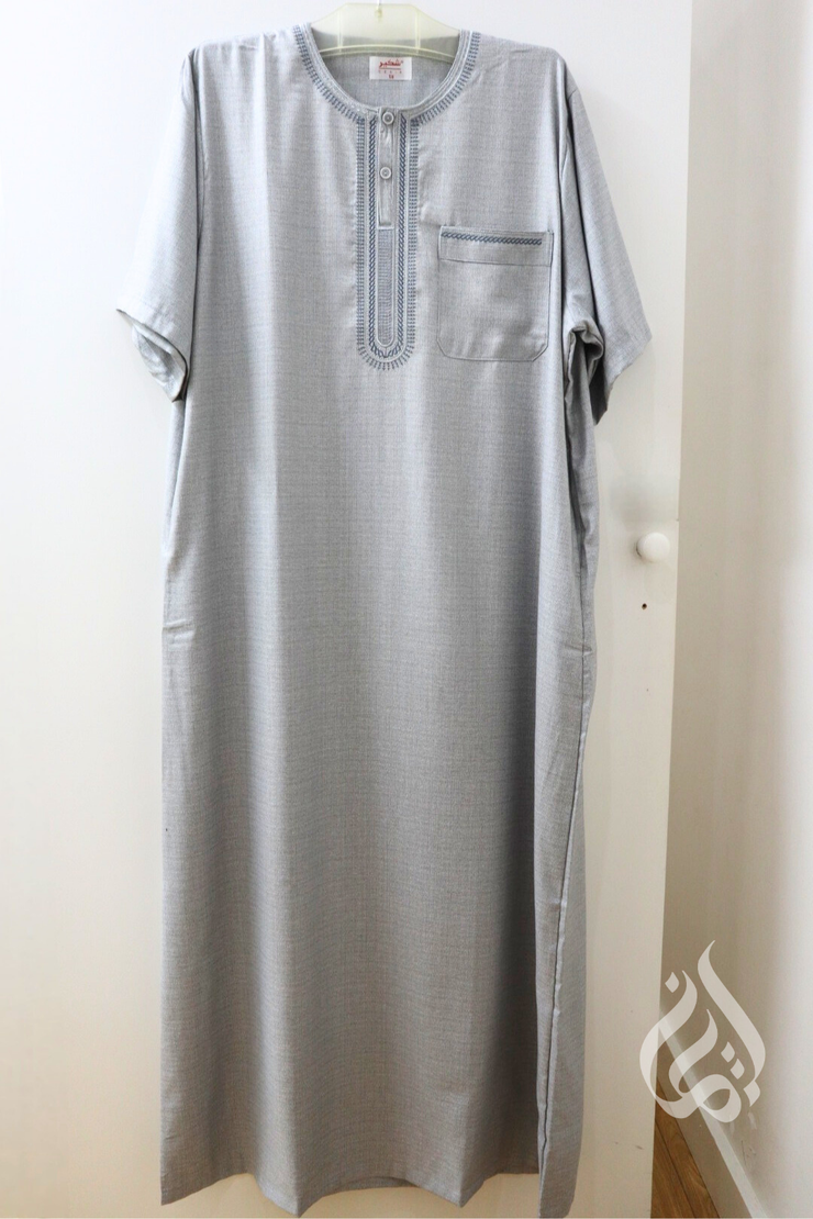 Men's Jalabiya - Short Sleeve