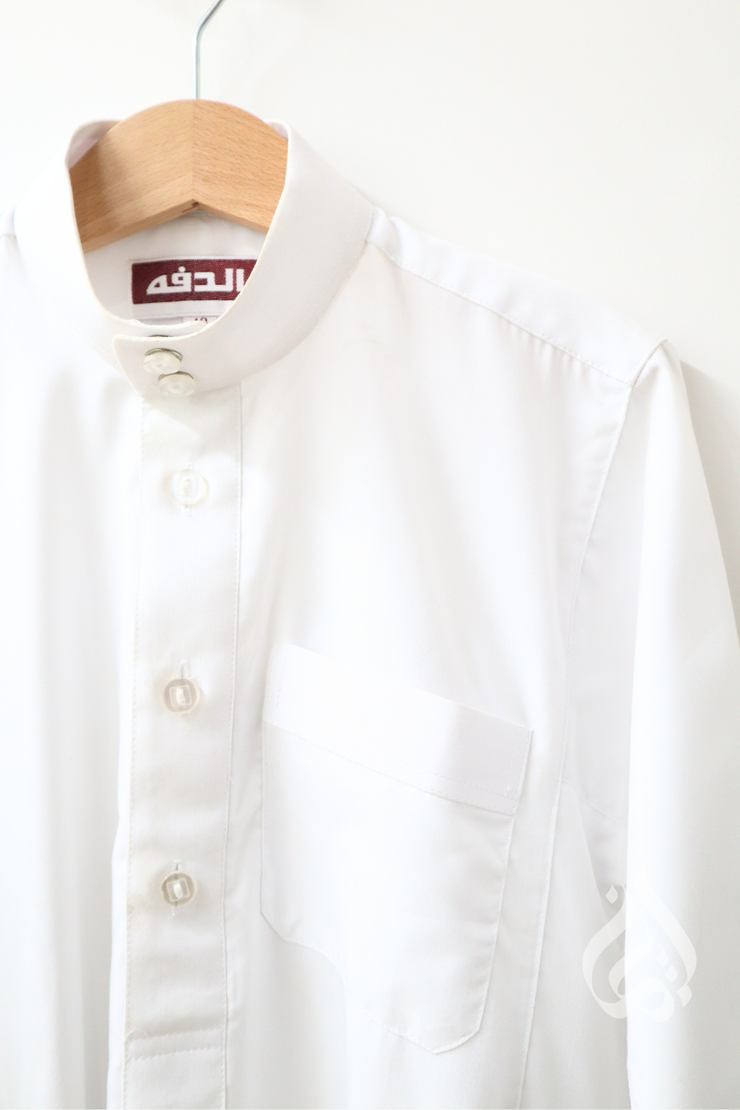 Daffah  Boys' Thowb  - White