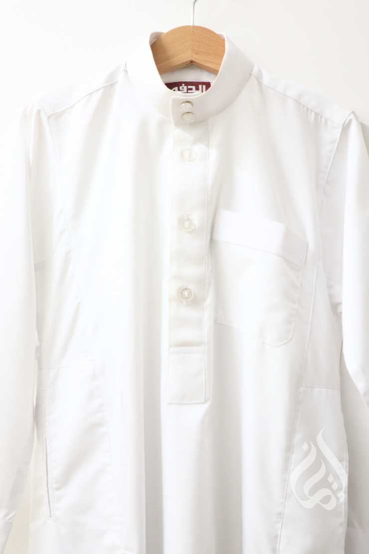 Daffah  Boys' Thowb  - White