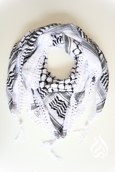 West Bank Classic Black and White - Made in Palestine