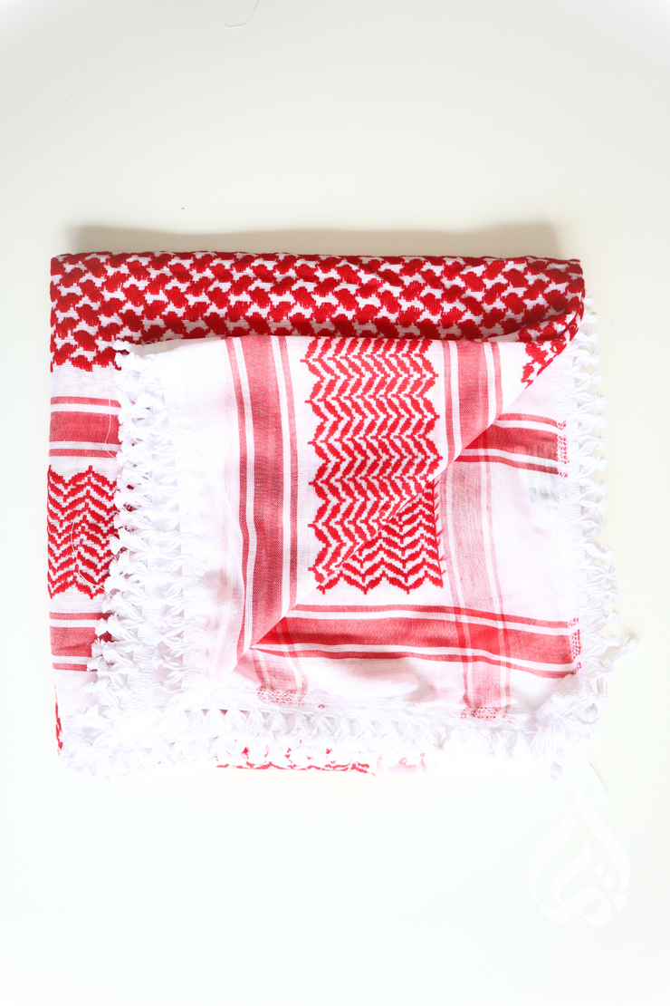 West Bank Classic Red and White - Made in Palestine