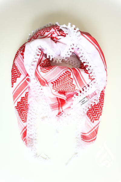 West Bank Classic Red and White - Made in Palestine