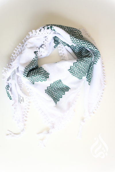 West Bank Classic Green and White - Made in Palestine