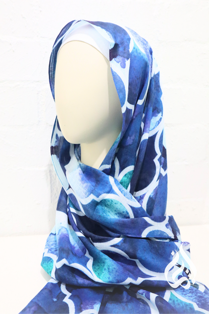 Cotton Modal Scarf - Patterned – Emaan