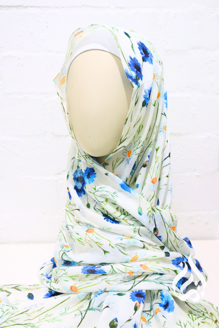 Cotton Modal Scarf - Patterned