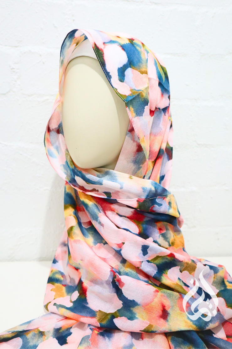 Cotton Modal Scarf - Patterned