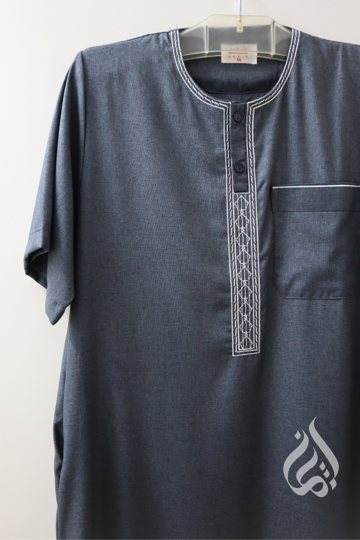 Men's Jalabiya - Short Sleeve