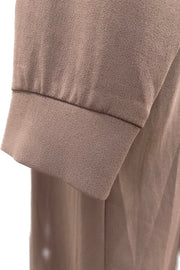 Cardigan with Shell Button - Mocha
