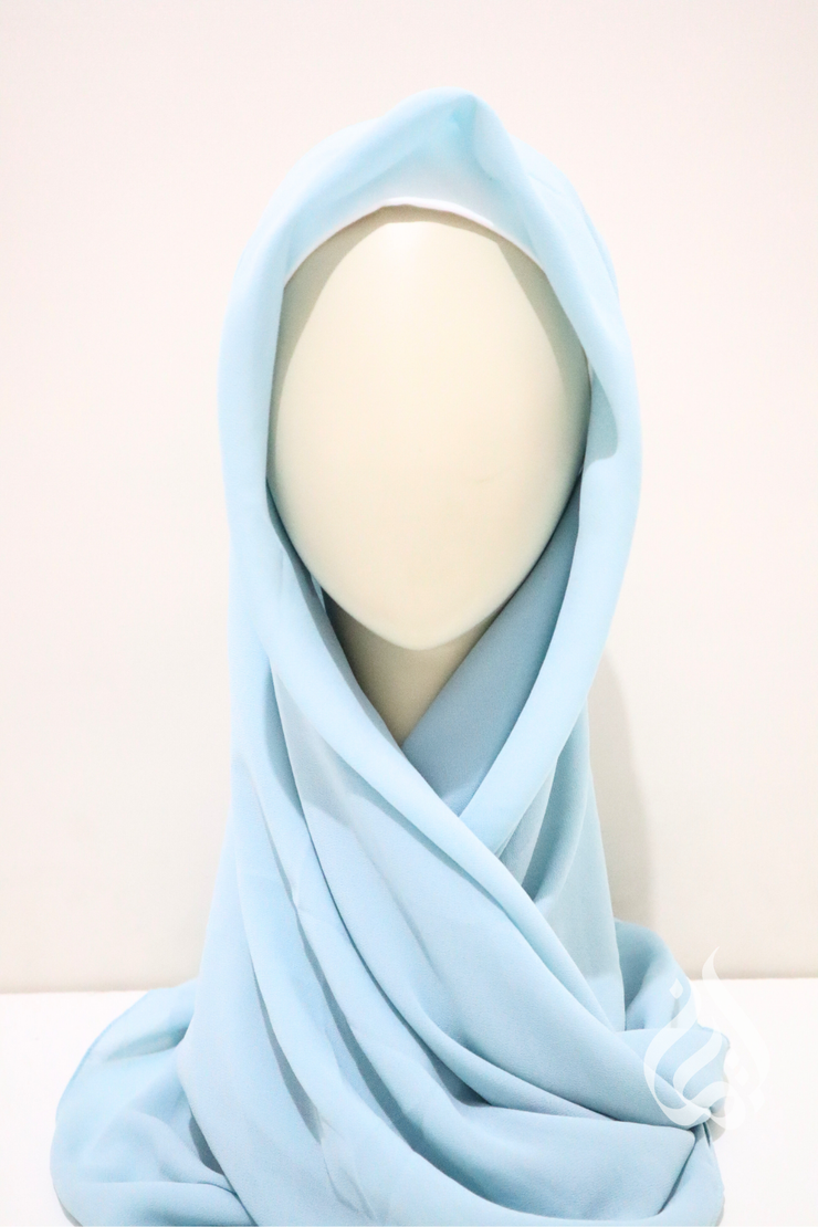 Chiffon Crepe Scarf - Square