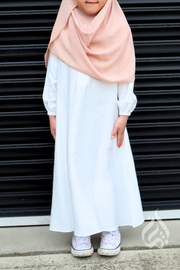 Girls Maxi Dress  - Off white