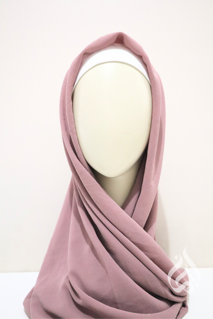 Chiffon Crepe Scarf - Square
