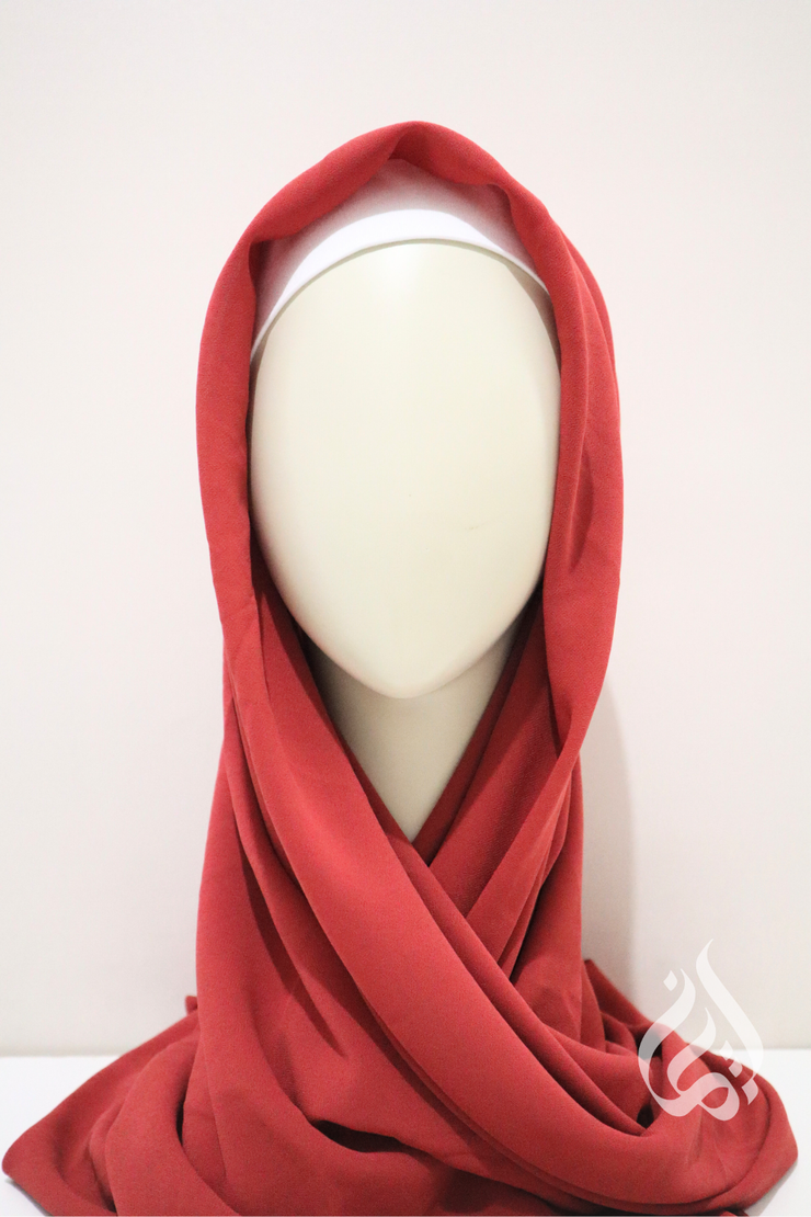 Chiffon Crepe Scarf - Square