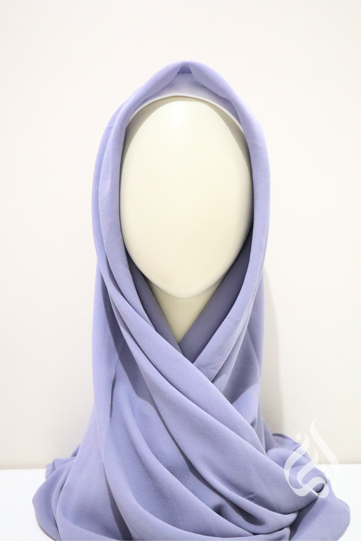 Chiffon Crepe Scarf - Square