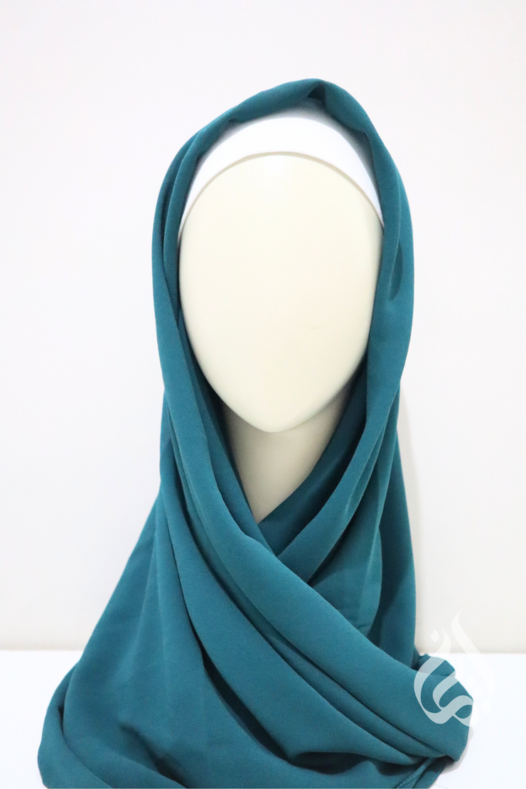 Chiffon Crepe Scarf - Square