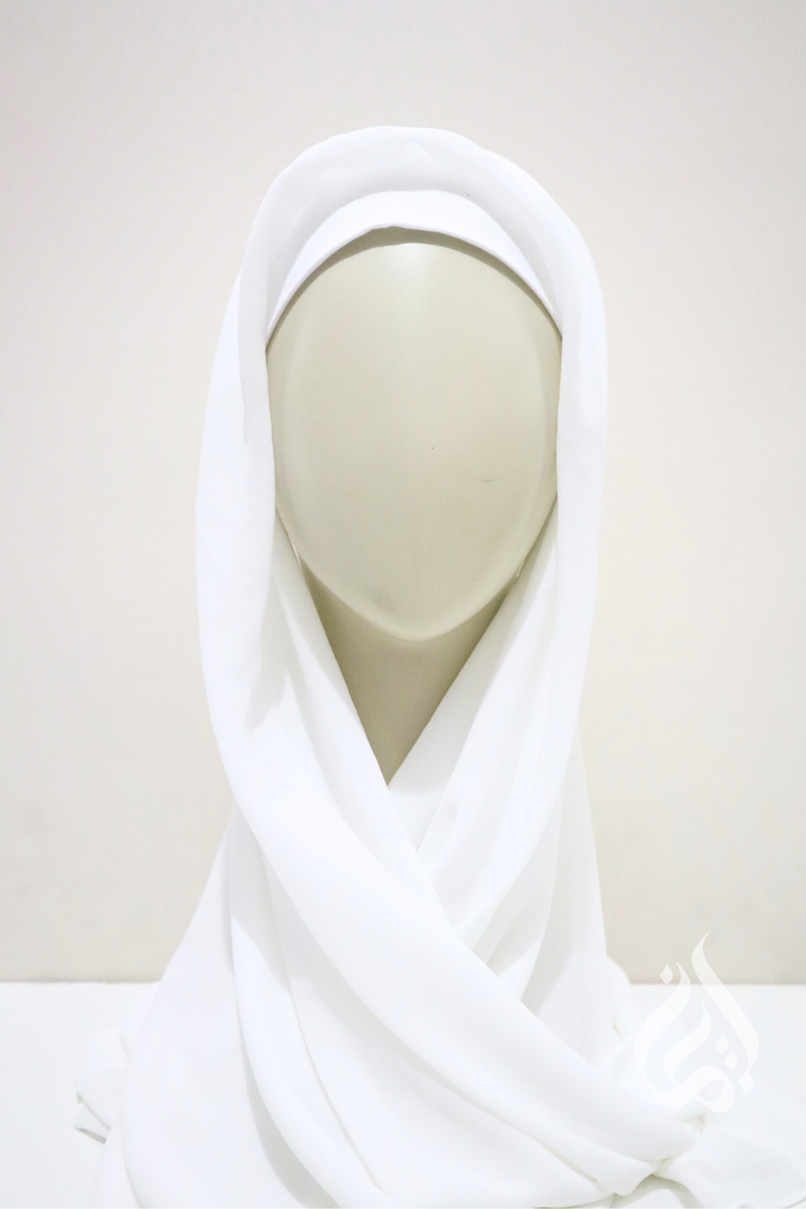 Chiffon Crepe Scarf - Square