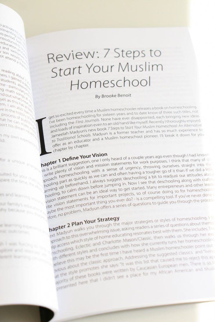 Fitra Journal⼁Muslim Homeschooling: There's No One Way To Do It