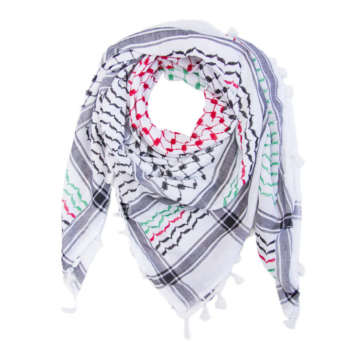 Palestine Flag Hirbawi® Kufiyeh - Made in Palestine