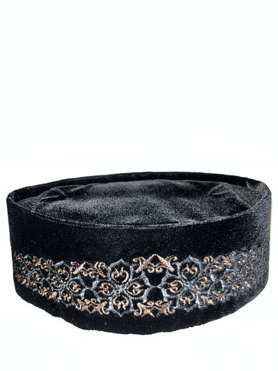 Mens Black Hat (Embroidered)