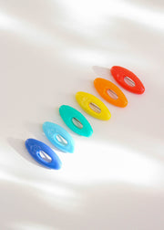Pack of Scarf Oval Pin - Multi colour