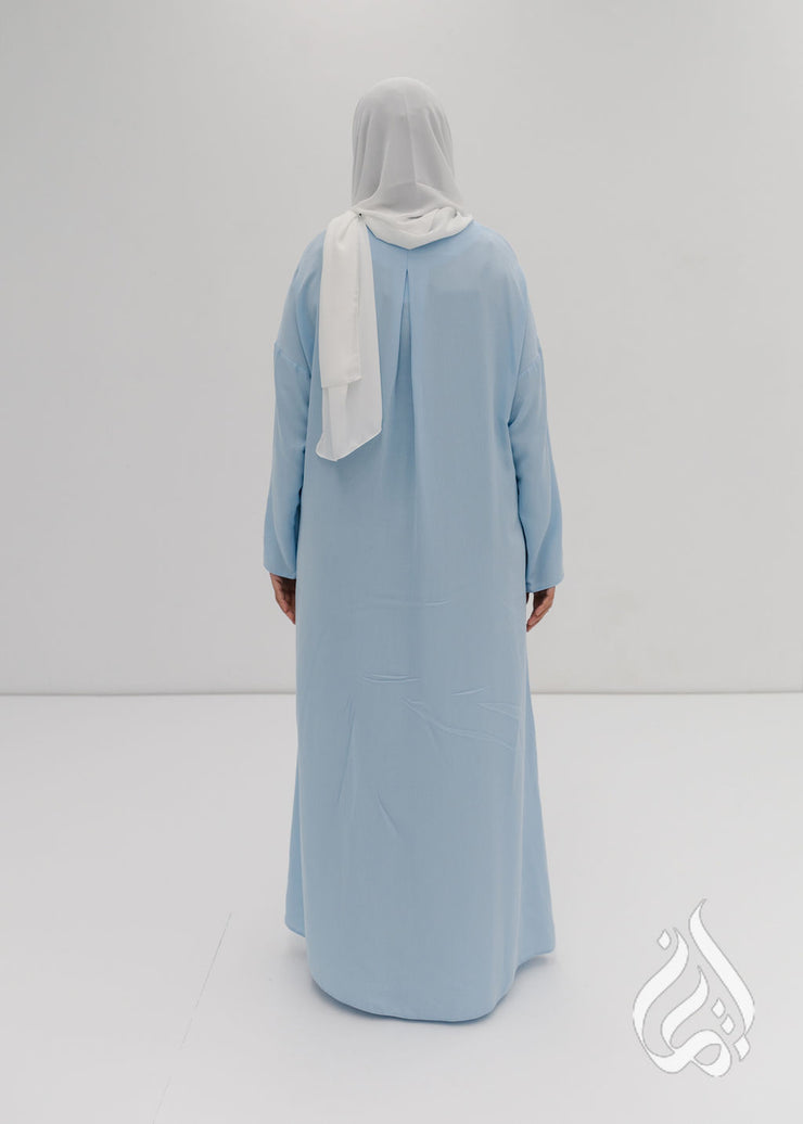 Buttoned Kaftan - Sky Blue