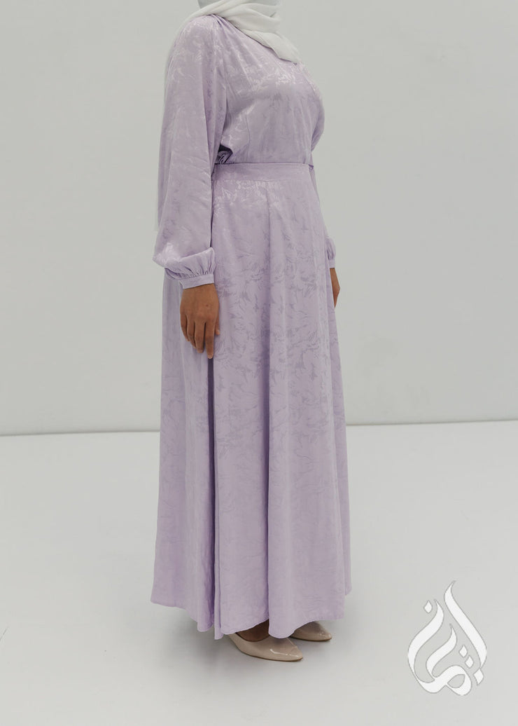Flare Maxi Skirt - Light Lavender